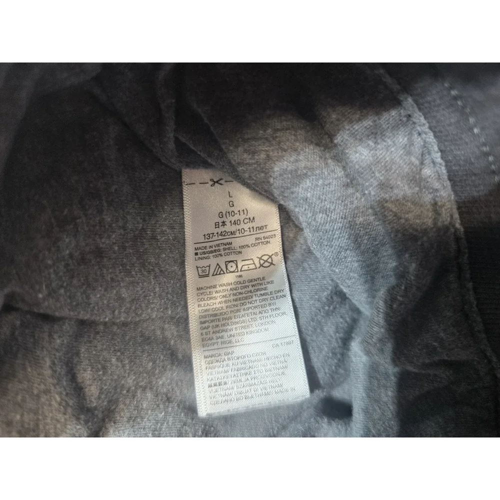 Gap Boys ‎ Lined Joggers  L Gray